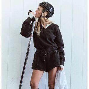 Fp Movement By Free People Intercept Romper In Black